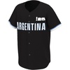 image:imageOuterstuff FIFA World Cup 2026 Mens Short Sleeve Button Front Baseball JerseyArgentina