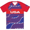 image:imageOuterstuff Unisex Kids Sublimated Soccer JerseyBlue