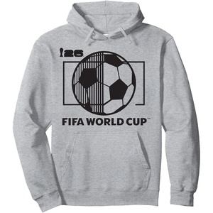 image:imageFIFA WORLD CUP26 Event Stripe Ball Pullover HoodieHeather Grey