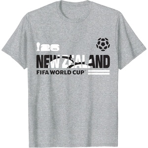 image:imageFIFA WORLD CUP26 Qualifier New Zealand TShirtHeather Grey