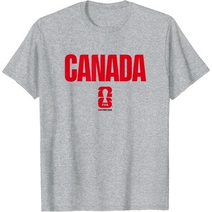 image:imageFIFA World CUP26 Canada Host Country Stamp TShirtHeather Grey