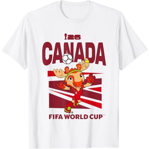image:imageFIFA World CUP26 Canada Mascot Ball TShirtWhite