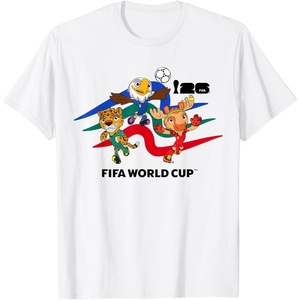 image:imageFIFA World CUP26 Host Country Mascots Action TShirtWhite