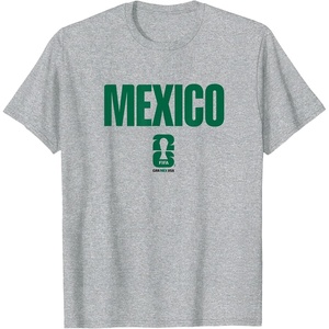 image:imageFIFA World CUP26 Mexico Host Country Stamp TShirtHeather Grey