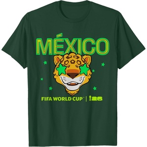 image:imageFIFA World CUP26 Mexico Mascot Stars TShirtDark Green