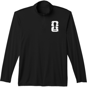 image:imageFIFA World CUP26 Official Logo Trophy Performance QuarterZip TopBlack