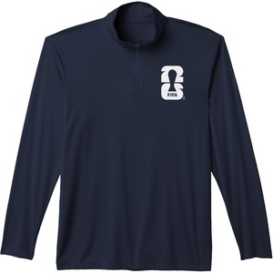 image:imageFIFA World CUP26 Official Logo Trophy Performance QuarterZip TopNavy Blue