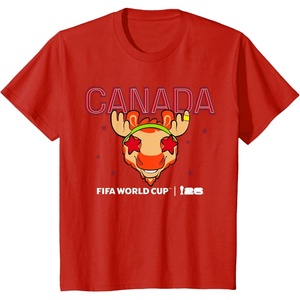 image:imageKids FIFA World CUP26 Canada Mascot Stars TShirtRed