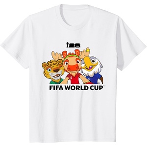 image:imageKids FIFA World CUP26 Host Country Mascots Group TShirtWhite