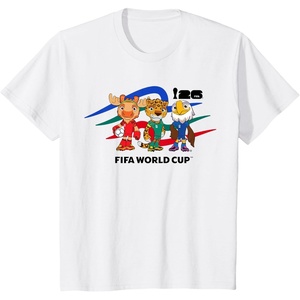 image:imageKids FIFA World CUP26 Host Country Mascots TShirtWhite