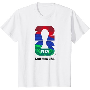 image:imageKids FIFA World CUP26 Host Country Trophy Logo TShirtWhite