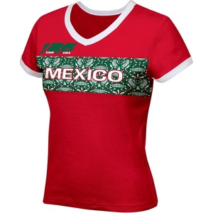 image:imageOuterstuff FIFA 2026 World Cup Womens VNeck Soccer TeeRed