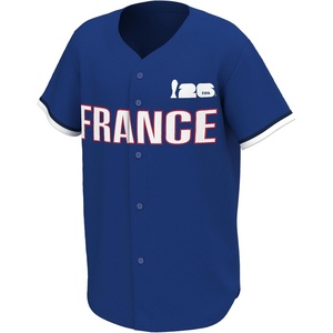 image:imageOuterstuff FIFA World Cup 2026 Mens Short Sleeve Button Front Baseball JerseyFrance