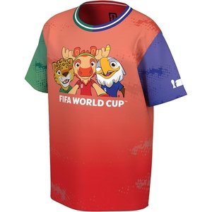 image:imageOuterstuff FIFA World Cup All Country Mascot Short Sleeve Jersey TopMulti