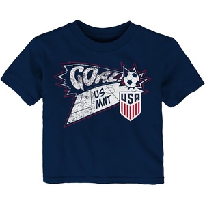 image:imageOuterstuff US Soccer Federation Big Goal Short Sleeve TeeNavy