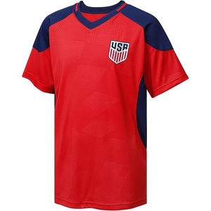 image:imageOuterstuff US Soccer Federation Boys Curling Strike Short Sleeve Crewneck TeeRed