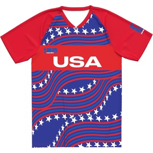 image:imageOuterstuff Unisex Kids Sublimated Soccer JerseyBlue