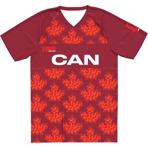 image:imageOuterstuff Unisex Kids Sublimated Soccer JerseyRed