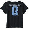 image:imageKids FIFA World CUP26 Argentina ShortSleeve Soccer JerseyBlackWhite