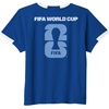 image:imageKids FIFA World CUP26 Argentina ShortSleeve Soccer JerseyRoyal BlueWhite