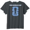 image:imageKids FIFA World CUP26 Argentina ShortSleeve Soccer JerseySlate GreyWhite