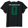 image:imageKids FIFA World CUP26 Saudi Arabia ShortSleeve Soccer JerseyBlackWhite