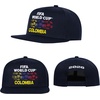 image:imageOuterstuff FIFA World Cup 2026 Country Flatbrim Snapback Baseball CapColombia