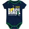 image:imageOuterstuff FIFA World Cup 2026 Infant and Toddler 3 Pack Country OnsieBrazil