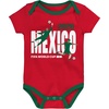 image:imageOuterstuff FIFA World Cup 2026 Infant and Toddler 3 Pack Country OnsieMexico