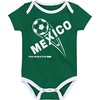 image:imageOuterstuff FIFA World Cup 2026 Infant and Toddler 3 Pack Country OnsieMexico