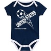 image:imageOuterstuff FIFA World Cup 2026 Infant and Toddler 3 Pack Country OnsieUsa