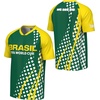image:imageOuterstuff FIFA World Cup 2026 Kids Short Sleeve Sublimated Soccer Fashion TopBrazil