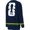 image:imageOuterstuff FIFA World Cup 2026 Mens Long Sleeve VNeck Hockey JerseyBrazil