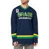 image:imageOuterstuff FIFA World Cup 2026 Mens Long Sleeve VNeck Hockey JerseyBrazil