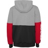 image:imageOuterstuff International Soccer mens Fifa World Cup Country Contrast Panel Fleece HoodBlackredheather Grey