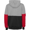 image:imageOuterstuff International Soccer mens Fifa World Cup Country Contrast Panel Fleece HoodBlackredheather Grey