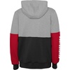 image:imageOuterstuff International Soccer mens Fifa World Cup Country Contrast Panel Fleece HoodBlackredheather Grey