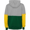 image:imageOuterstuff International Soccer mens Fifa World Cup Country Contrast Panel Fleece HoodGreengoldheather Grey