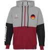 image:imageOuterstuff International Soccer mens Fifa World Cup Country Contrast Panel Fleece HoodRedblackwhite