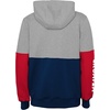 image:imageOuterstuff International Soccer mens Fifa World Cup Country Contrast Panel Fleece HoodRoyalredheather Grey