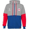 image:imageOuterstuff International Soccer mens Fifa World Cup Country Contrast Panel Fleece HoodRoyalredheather Grey