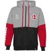 image:imageOuterstuff International Soccer mens Fifa World Cup Country Contrast Panel Fleece HoodBlackgreyred