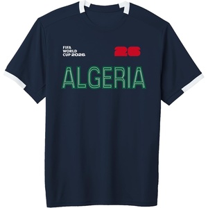 image:imageFIFA World CUP26 Algeria ShortSleeve Soccer JerseyNavy BlueWhite