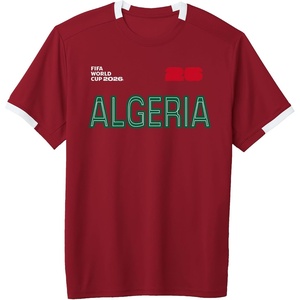 image:imageFIFA World CUP26 Algeria ShortSleeve Soccer JerseyRedWhite