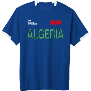 image:imageFIFA World CUP26 Algeria ShortSleeve Soccer JerseyRoyal BlueWhite