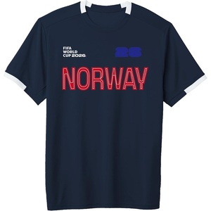 image:imageFIFA World CUP26 Norway ShortSleeve Soccer JerseyNavy BlueWhite