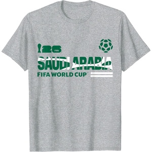 image:imageFIFA World CUP26 Qualifier Saudi Arabia TShirtHeather Grey