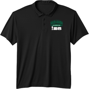 image:imageFIFA World CUP26 Saudi Arabia Banner Performance Polo ShirtBlack
