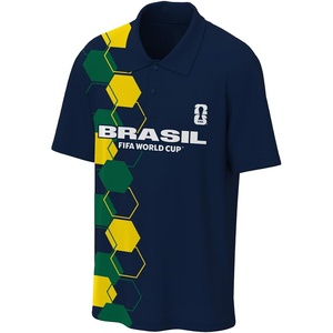 image:imageFIFA World Cup 2026 Mens Official Country Short Sleeve Performance Polo JerseyBrazil