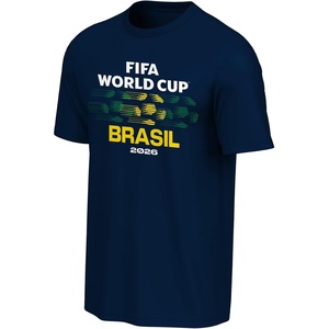 image:imageFIFA World Cup 2026 Mens Official Country Team Color Wordmark Logo TShirtBrazil